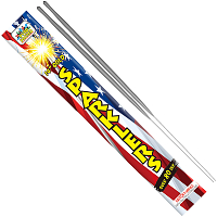 #14 Gold Electric Sparklers 6 Piece Fireworks For Sale - Sparklers 