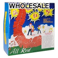 Fireworks - Wholesale Fireworks - All Red Celebration Crackers 10K TAU Wholesale Case 6/1